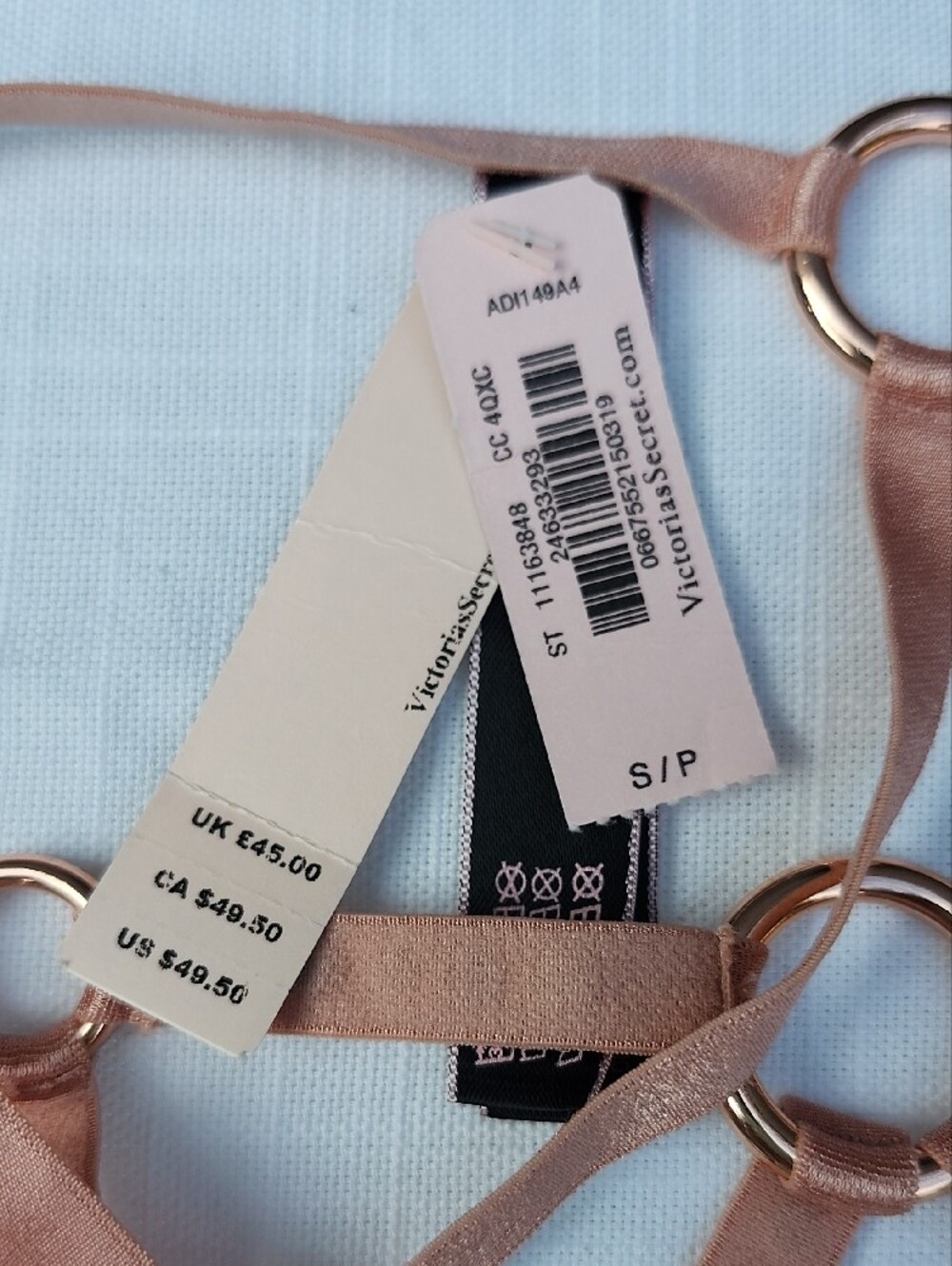 Victoria's Secret rose gold strappy ring harness - Picture 3 of 3